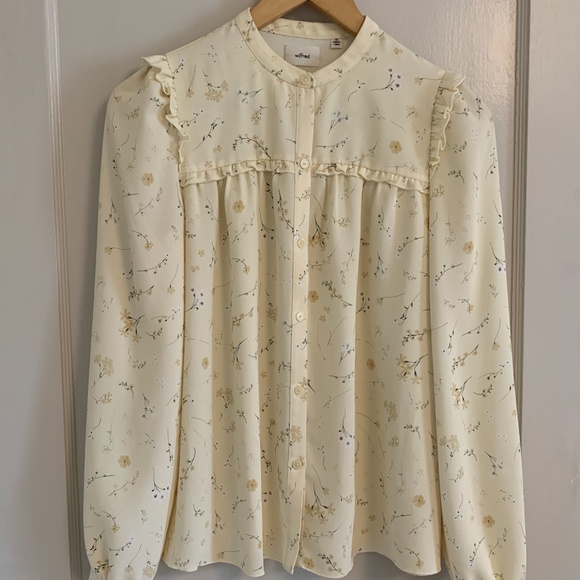 Yellow Floral Blouse - Picture 4 of 4